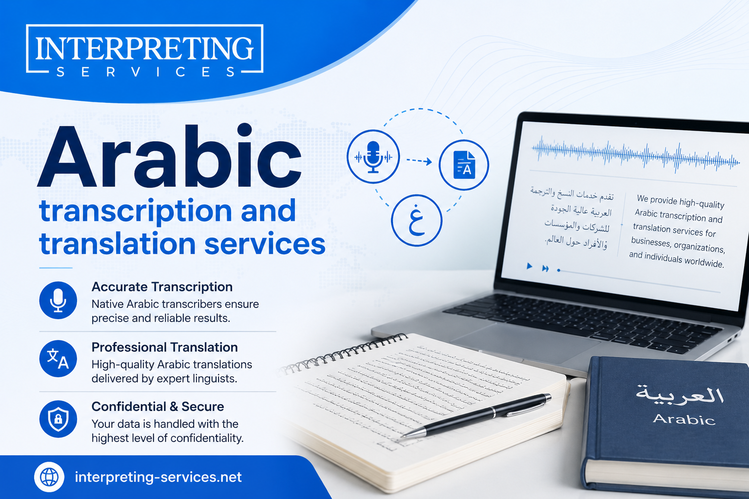 Arabic transcription and translation services
